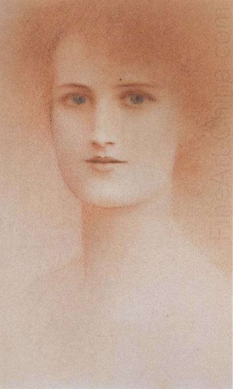 Fernand Khnopff Portrait of a Woman china oil painting image